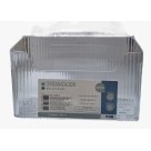 Organizador de Plástico Multiuso 20,5x9x12cm Versátil para Casa, Escritório, Banheiro, Cozinha e Ambientes Pequenos