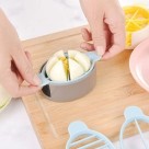 Cortador de Ovos 3x10,5cm Utensílio Doméstico Prático para Cozinha, Fatiador de Ovos Cozidos Compacto e Fácil de Limpar
