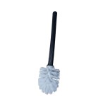 Escova Sanitária Quadrada 10x41cm com Cabo Longo e Cerdas Resistentes para Limpeza Eficiente de Banheiro