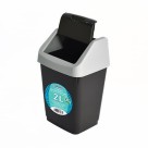 Lixeira P de Mesa Basculada 2 Litros Plástica Compacta para Escritório, Cozinha, Banheiro e Bancada – Prática e Fácil de Limpar