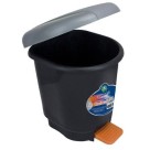 Lixeira de Plástico 7 Litros com Pedal Compacta para Banheiro, Cozinha e Escritório – Resistente, Higiênica e Fácil de Limpar