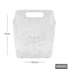 Cesto Multiuso 10x8,5x10,5cm em Plástico Resistente para Organização de Casa, Escritório e Banheiro