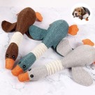 Brinquedo para Pet Fluffie Ganso em Poliéster Resistente e Macio