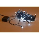 Pisca LED 100 Leds 9M Branco com 8 Funções de Iluminação Pisca-Pisca Fio Verde para Árvore de Natal e Decoração Festas