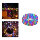 Mangueira LED 180 Leds 10M 220V Colorida Pisca-Pisca com 8 Funções de Iluminação Flexível para Decoração Natal Festas Varandas Jardins