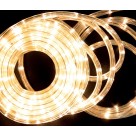 Mangueira LED 180 Leds 10M 220V Branco Quente Pisca-Pisca com 8 Funções de Iluminação Flexível para Decoração Natal Festas Varandas Jardins