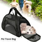 Bolsa de Transporte Pet Fluffie Dobrável com Tela Respirável e Alça Ajustável
