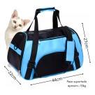 Bolsa de Transporte Pet Fluffie Dobrável com Tela Respirável e Alça Ajustável