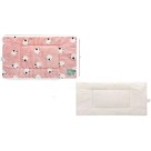 Cama Colchonete para Pet Fluffie 55X40X2cm Algodão Estampada Confortável para Cães e Gatos Pequenos e Médios