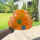 Brinquedo para Gatos Torre com Bolinhas Fluffie Interativo e Resistente para Estimular Exercícios e Diversão