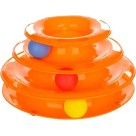 Brinquedo para Gatos Torre com Bolinhas Fluffie Interativo e Resistente para Estimular Exercícios e Diversão