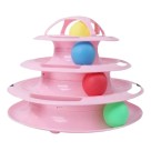 Brinquedo para Gatos Torre com Bolinhas Fluffie Interativo e Resistente para Estimular Exercícios e Diversão