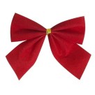Kit Laço Vermelho Natalino Cartela 12 Unidades 5,5cm Decorativos