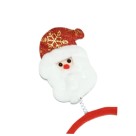 Acessório Natalino Tiara com Molas Papai Noel 24x17cm para Crianças e Adultos