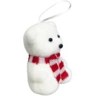 Urso Branco em Isopor Natalino – Enfeite Decorativo para Árvore de Natal, Guirlandas e Arranjos