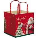 Sacola Panetone Sortida Natal 19x20x15cm com Estampas Variadas