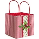 Sacola Panetone Sortida Natal 19x20x15cm com Estampas Variadas