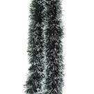 Festão Verde Nevado 16cm x 2M – Enfeite Natalino Decorativo para Árvores, Portas, Janelas e Vitrines
