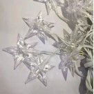 Lâmpada Rede Estrelada 120 Leds 3m 8F Branco para Decoração Natalina