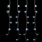 Lâmpada Cascata com Estrela 3m x 80cm Luz Decorativa para Festas e Ambientes cor Branco