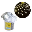 Rede LED C Estrela 120 Lâmpadas Branco Quente 220V Decoração Natalina Fachada Jardim