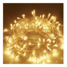 Pisca LED 500L Branco Quente Fio Transparente 45,3 Metros 220V – 8 Funções de Iluminação Natalina para Árvores, Fachadas e Decoração Interna e Externa