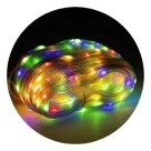 Pisca Fio LED 200L Colorido 20 Metros Bivolt Fio Transparente com 8 Funções de Iluminação para Natal e Festas