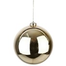 Bola de Natal Lisa Mista Champagne 7cm C/6 Peças  – Enfeites Natalinos Elegantes e Duráveis