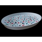 Bandeja Natal 33,5x25cm Oval Sortida Decorativa Plástica Temática Natal