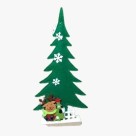 Árvore Decorativa de Natal em Feltro Verde – Enfeite Natalino Leve, Charmoso e Versátil para Mesa, Parede e Vitrine