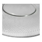 Prato de Sobremesa Durax Gema 19cm em Vidro Temperado Transparente – Elegância e Resistência para Mesa Posta