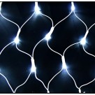Lamp Rede 1,2×1,2 m 120 LED 220V Branco Frio – Rede de Luzes Decorativas Natalinas com 8 Funções de Piscar para Paredes, Fachadas e Janelas