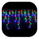 Cascata 240L Colorido 8 Funções 4,3×0,78 m 220V – Iluminação LED Natalina Decorativa para Fachadas, Árvores e Varandas