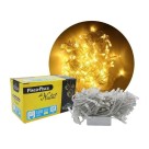 Pisca LED 100L Branco Quente 8m 127V com 8 Funções e Fio Transparente – Iluminação Natalina Decorativa