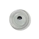 Prato de Sobremesa Durax Forjado 18cm em Vidro Temperado Transparente – Elegância, Resistência e Sofisticação para Mesa Posta