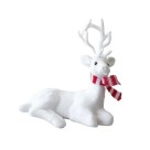 Rena Decorada de Isopor 18x20cm Enfeite Natalino com Detalhes Festivos para Decoração de Mesa, Árvore e Ambientes Natalinos
