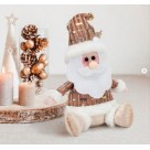 Boneco Papai Noel para Pendurar 13cm – Enfeite Natalino Decorativo p/ Árvore, Guirlanda e Ambientes Festivos