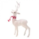 Rena Decorativa em Isopor 16x24cm Enfeite Natalino com Detalhes Brilhantes para Decoração de Mesa, Árvore e Ambientes de Natal