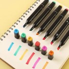 Kit Canetas Touch 120 Cores Ponta Dupla Twin Marker Profissional para Desenho, Lettering e Ilustração Artística à Base de Álcool com Estojo Organizado