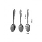 Colher de Mesa Inox Sunshine Cartela c/3 Unidades Talher Polido 19cm