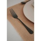 Garfo de Mesa Sunshine Black 19,5 cm Inox Preto Fosco Linha Premium Ergonômico