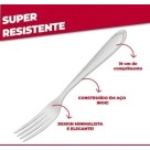 Garfo de Mesa Sunshine Inox Blister com 3 Peças – Talheres Resistentes e Sofisticados para Refeições Diárias e Festas