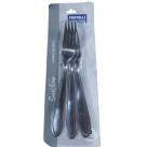 Garfo de Mesa Sunshine Inox Blister com 3 Peças – Talheres Resistentes e Sofisticados para Refeições Diárias e Festas