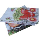 Pano de Prato Super com Barra 50x68cm Algodão Alta Absorção e Durabilidade
