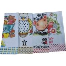 Pano de Prato Super com Barra 50x68cm Algodão Alta Absorção e Durabilidade
