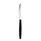 Faca para Churrasco Caprese Preto em Aço Inox com Cabo Ergonômico | Talher de Corte Preciso e Design Sofisticado para Churrascos e Refeições Elegantes