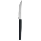 Faca para Churrasco Caprese Preto em Aço Inox com Cabo Ergonômico | Talher de Corte Preciso e Design Sofisticado para Churrascos e Refeições Elegantes