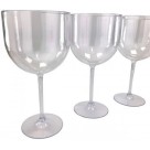 Taça Gin Acrílico Cristal 580ml Plastifesta Transparente – Copo Elegante e Resistente para Festas e Eventos