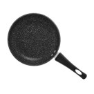 Frigideira 24cm com Revestimento Cerâmico Preto para Fogão de Indução | Antiaderente, Saudável, Durável e de Alta Performance para Cozinhar Sem Óleo