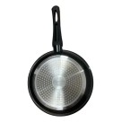 Frigideira 20cm com Revestimento Cerâmico Preto para Fogão de Indução Antiaderente e Alta Durabilidade com Fundo Triplo Magnético